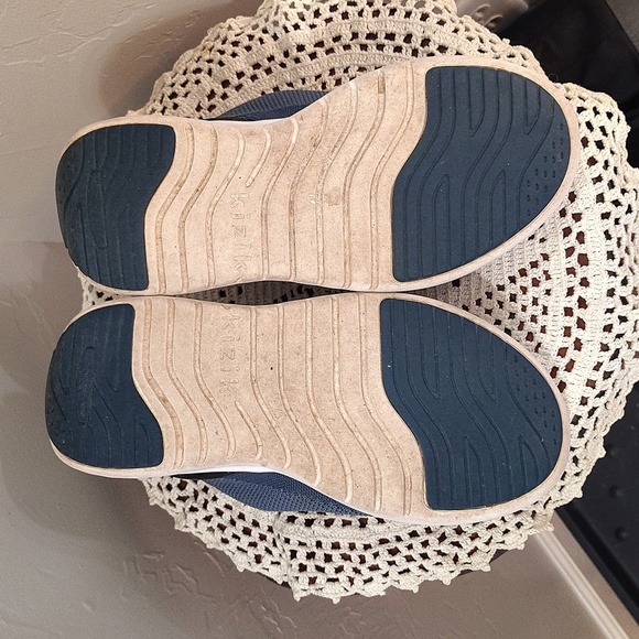 Kizik Athens running shoes Size 8 Women's 6.5 Mens Deep Sea Blue Slip On Tie - Picture 11 of 12